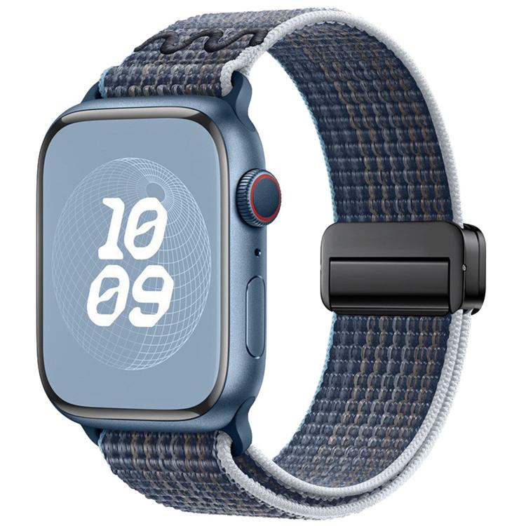 สายรัดนาฬิกาไนลอนแบบห่วงล็อคแม่เหล็ก สำหรับ Apple Watch 46mm / 49mm / 45mm / 44mm, สำหรับ Apple Watch 42mm / 41mm / 40mm / 38mm