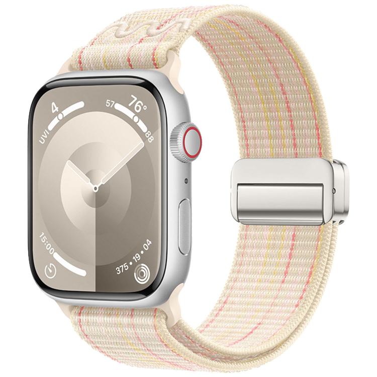 สายรัดนาฬิกาไนลอนแบบห่วงล็อคแม่เหล็ก สำหรับ Apple Watch 46mm / 49mm / 45mm / 44mm, สำหรับ Apple Watch 42mm / 41mm / 40mm / 38mm