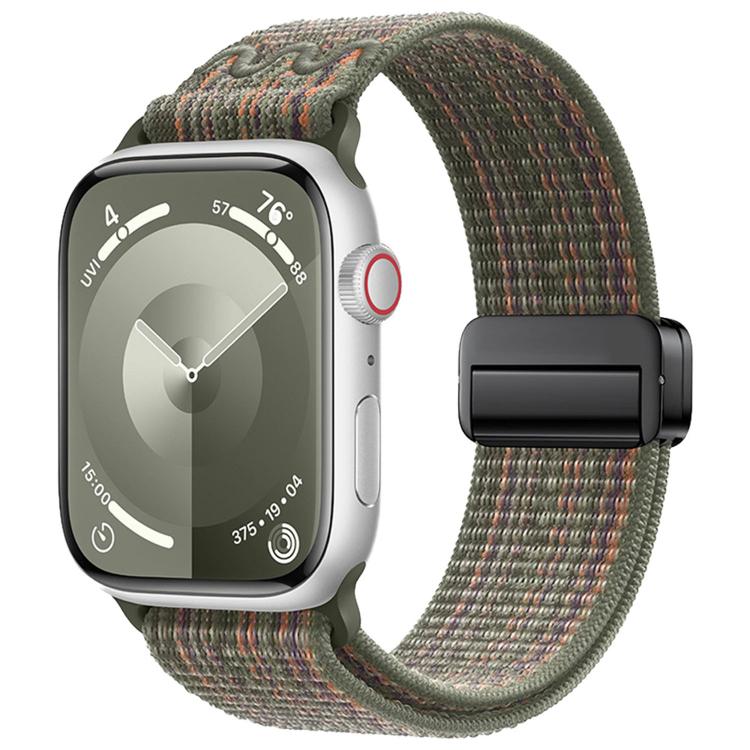 สายรัดนาฬิกาไนลอนแบบห่วงล็อคแม่เหล็ก สำหรับ Apple Watch 46mm / 49mm / 45mm / 44mm, สำหรับ Apple Watch 42mm / 41mm / 40mm / 38mm