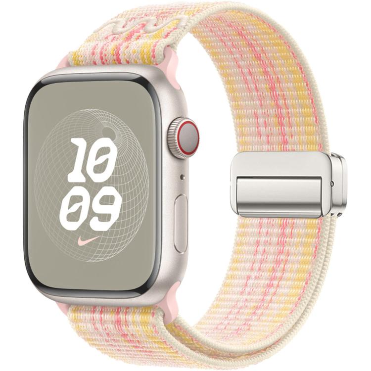 สายรัดนาฬิกาไนลอนแบบห่วงล็อคแม่เหล็ก สำหรับ Apple Watch 46mm / 49mm / 45mm / 44mm, สำหรับ Apple Watch 42mm / 41mm / 40mm / 38mm