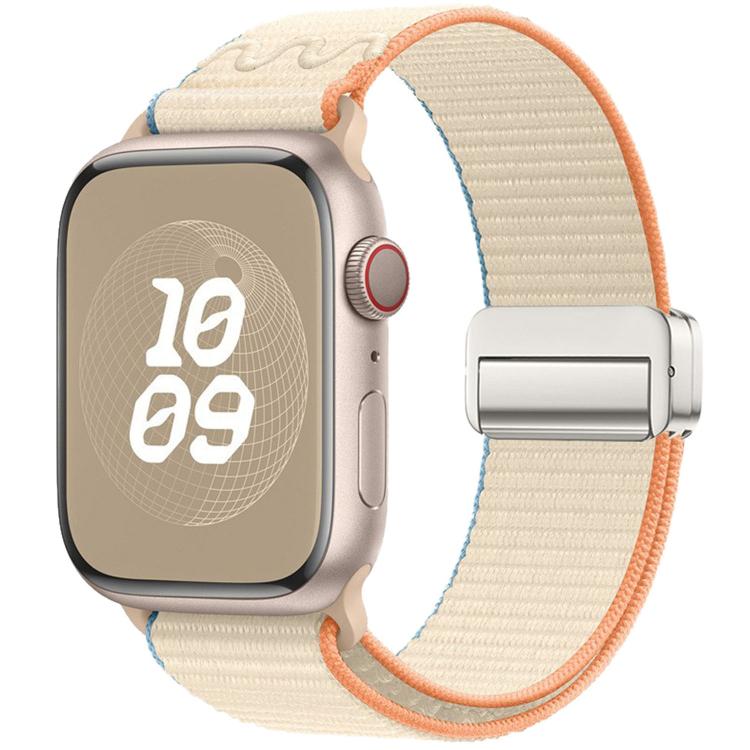 สายรัดนาฬิกาไนลอนแบบห่วงล็อคแม่เหล็ก สำหรับ Apple Watch 46mm / 49mm / 45mm / 44mm, สำหรับ Apple Watch 42mm / 41mm / 40mm / 38mm