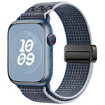 สายรัดนาฬิกาไนลอนแบบห่วงล็อคแม่เหล็ก สำหรับ Apple Watch 46mm / 49mm / 45mm / 44mm, สำหรับ Apple Watch 42mm / 41mm / 40mm / 38mm