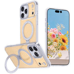 เคสโทรศัพท์แม่เหล็กพร้อมที่ยึดกลิตเตอร์ดาว สำหรับ iPhone 17 Pro Max, สำหรับ iPhone 17 Pro, สำหรับ iPhone 17
