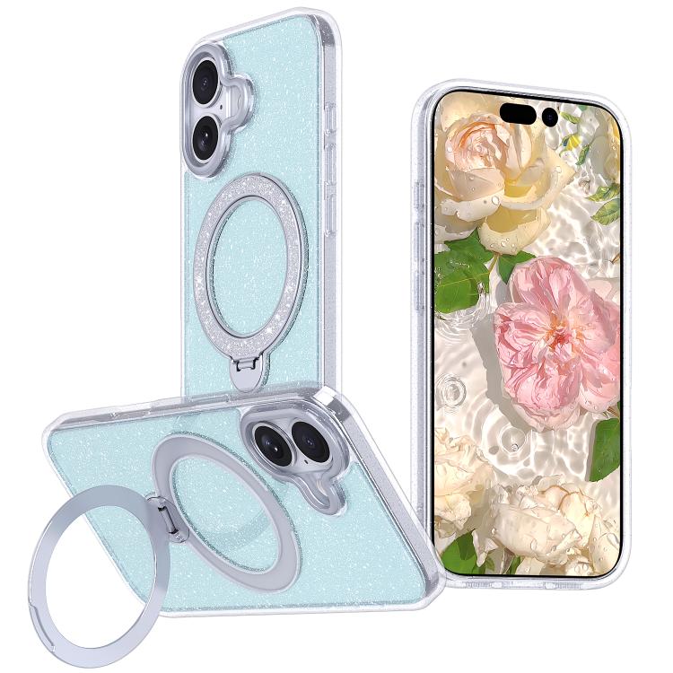 เคสโทรศัพท์แม่เหล็กพร้อมที่ยึดกลิตเตอร์ดาว สำหรับ iPhone 17 Pro Max, สำหรับ iPhone 17 Pro, สำหรับ iPhone 17