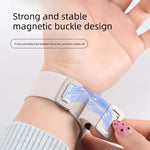 Double Magnetic Buckle Single-Stitched Nylon Watch Band, For Apple Watch 49mm / 46mm / 45mm / 44mm, For Apple Watch 42mm / 41mm / 40mm / 38mm
