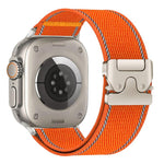 สายรัดนาฬิกาไนลอนทอพร้อมห่วงล็อคร่มสะท้อนแสง สำหรับ Apple Watch 49mm / 46mm / 45mm / 44mm, สำหรับ Apple Watch 42mm / 41mm / 40mm / 38mm
