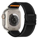 สายรัดนาฬิกาไนลอนทอพร้อมห่วงล็อคร่มสะท้อนแสง สำหรับ Apple Watch 49mm / 46mm / 45mm / 44mm, สำหรับ Apple Watch 42mm / 41mm / 40mm / 38mm