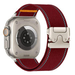 สายรัดนาฬิกาไนลอนทอพร้อมห่วงล็อคร่มสะท้อนแสง สำหรับ Apple Watch 49mm / 46mm / 45mm / 44mm, สำหรับ Apple Watch 42mm / 41mm / 40mm / 38mm