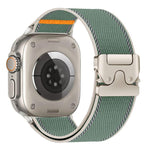 สายรัดนาฬิกาไนลอนทอพร้อมห่วงล็อคร่มสะท้อนแสง สำหรับ Apple Watch 49mm / 46mm / 45mm / 44mm, สำหรับ Apple Watch 42mm / 41mm / 40mm / 38mm