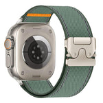 สายรัดนาฬิกาไนลอนทอพร้อมห่วงล็อคร่มสะท้อนแสง สำหรับ Apple Watch 49mm / 46mm / 45mm / 44mm, สำหรับ Apple Watch 42mm / 41mm / 40mm / 38mm