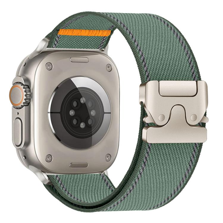 สายรัดนาฬิกาไนลอนทอพร้อมห่วงล็อคร่มสะท้อนแสง สำหรับ Apple Watch 49mm / 46mm / 45mm / 44mm, สำหรับ Apple Watch 42mm / 41mm / 40mm / 38mm