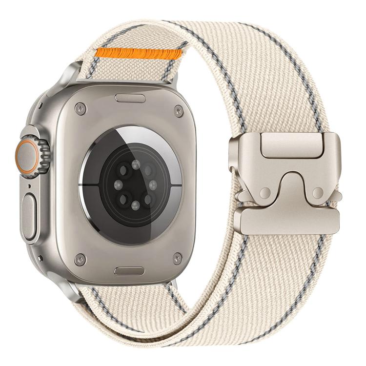 สายรัดนาฬิกาไนลอนทอพร้อมห่วงล็อคร่มสะท้อนแสง สำหรับ Apple Watch 49mm / 46mm / 45mm / 44mm, สำหรับ Apple Watch 42mm / 41mm / 40mm / 38mm