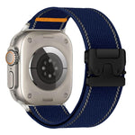 สายรัดนาฬิกาไนลอนทอพร้อมห่วงล็อคร่มสะท้อนแสง สำหรับ Apple Watch 49mm / 46mm / 45mm / 44mm, สำหรับ Apple Watch 42mm / 41mm / 40mm / 38mm