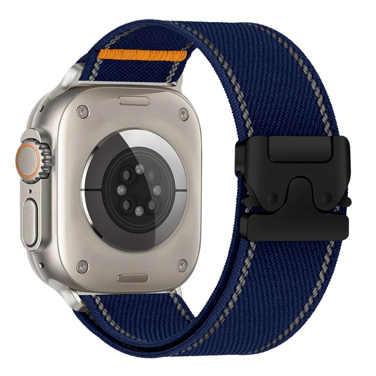 สายรัดนาฬิกาไนลอนทอพร้อมห่วงล็อคร่มสะท้อนแสง สำหรับ Apple Watch 49mm / 46mm / 45mm / 44mm, สำหรับ Apple Watch 42mm / 41mm / 40mm / 38mm