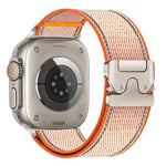สายรัดนาฬิกาไนลอนทอพร้อมห่วงล็อคร่มสะท้อนแสง สำหรับ Apple Watch 49mm / 46mm / 45mm / 44mm, สำหรับ Apple Watch 42mm / 41mm / 40mm / 38mm