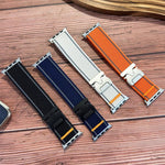 สายรัดนาฬิกาไนลอนทอพร้อมห่วงล็อคร่มสะท้อนแสง สำหรับ Apple Watch 49mm / 46mm / 45mm / 44mm, สำหรับ Apple Watch 42mm / 41mm / 40mm / 38mm