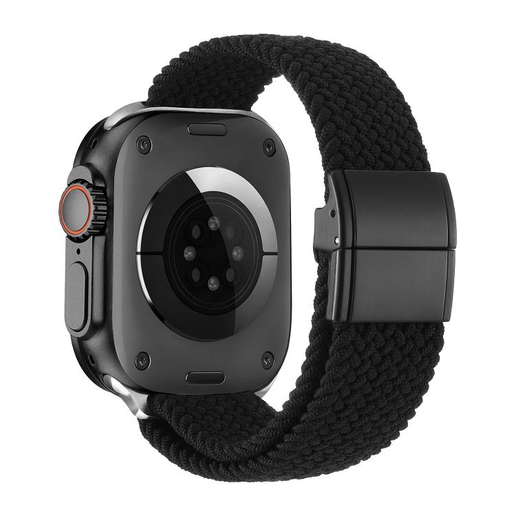 สายรัดนาฬิกาไนลอนทอพร้อมตัวล็อคแม่เหล็กแบบหัวเข็มขัดโลหะ สำหรับ Apple Watch 49mm / 46mm / 45mm / 44mm, สำหรับ Apple Watch 42mm / 41mm / 40mm / 38mm