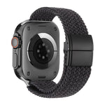 สายรัดนาฬิกาไนลอนทอพร้อมตัวล็อคแม่เหล็กแบบหัวเข็มขัดโลหะ สำหรับ Apple Watch 49mm / 46mm / 45mm / 44mm, สำหรับ Apple Watch 42mm / 41mm / 40mm / 38mm