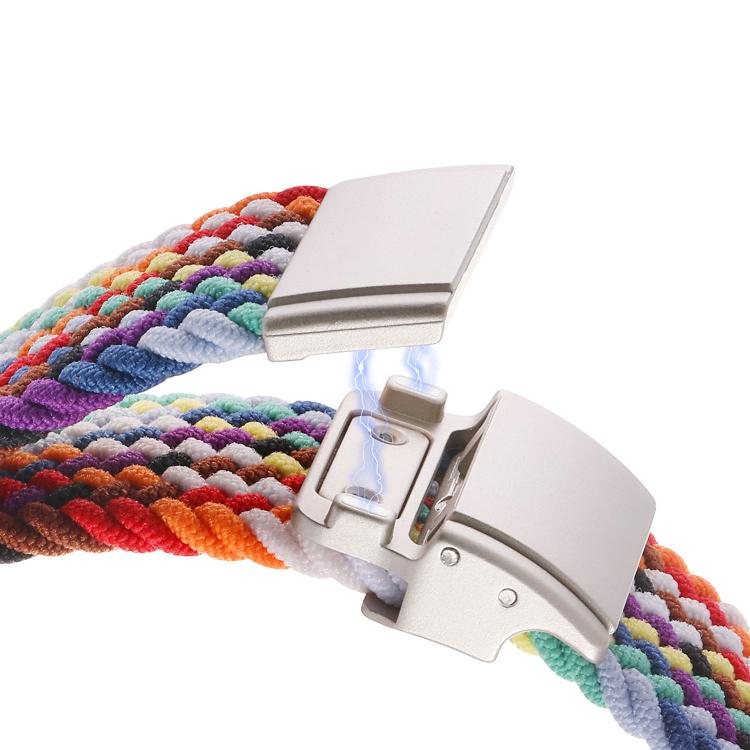 สายรัดนาฬิกาไนลอนทอพร้อมตัวล็อคแม่เหล็กแบบหัวเข็มขัดโลหะ สำหรับ Apple Watch 49mm / 46mm / 45mm / 44mm, สำหรับ Apple Watch 42mm / 41mm / 40mm / 38mm
