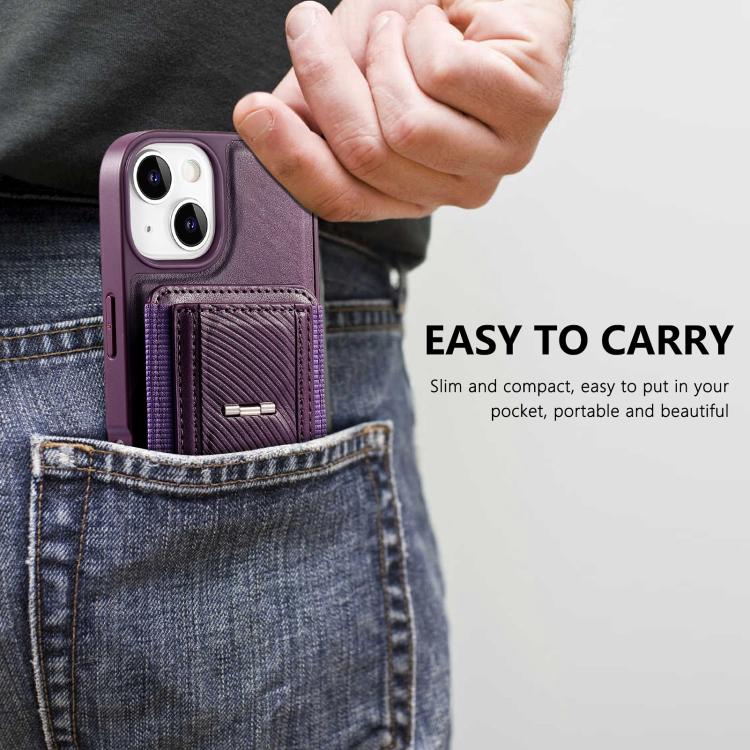 เคส CaseNeo Fold Holder กระเป๋าใส่บัตรยืดหยุ่นย้อนยุค พร้อมแม่เหล็กด้านหลัง สำหรับ iPhone 15, สำหรับ iPhone 14 / 13, สำหรับ iPhone 14 Pro, สำหรับ iPhone 14 Pro Max, สำหรับ iPhone 13 Pro Max, สำหรับ iPhone 13 Pro