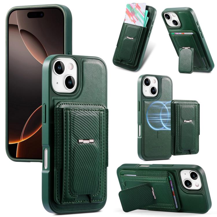 เคส CaseNeo Fold Holder กระเป๋าใส่บัตรยืดหยุ่นย้อนยุค พร้อมแม่เหล็กด้านหลัง สำหรับ iPhone 15, สำหรับ iPhone 14 / 13, สำหรับ iPhone 14 Pro, สำหรับ iPhone 14 Pro Max, สำหรับ iPhone 13 Pro Max, สำหรับ iPhone 13 Pro
