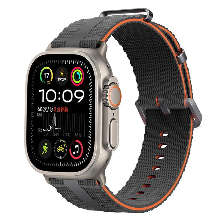 สายรัดนาฬิกาซิลิโคนลายเส้น สำหรับ Apple Watch 46 มม. / 49 มม. / 45 มม. / 44 มม., สำหรับ Apple Watch 42 มม. / 41 มม. / 40 มม. / 38 มม.
