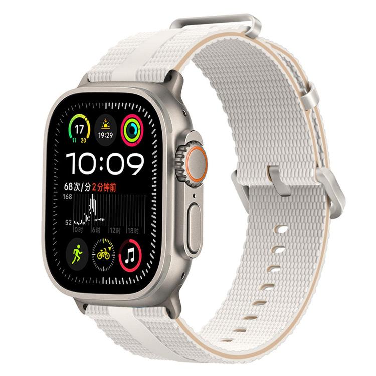 สายรัดนาฬิกาซิลิโคนลายเส้น สำหรับ Apple Watch 46 มม. / 49 มม. / 45 มม. / 44 มม., สำหรับ Apple Watch 42 มม. / 41 มม. / 40 มม. / 38 มม.