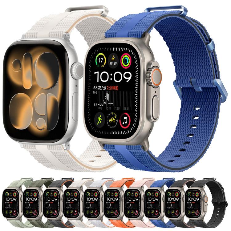 สายรัดนาฬิกาซิลิโคนลายเส้น สำหรับ Apple Watch 46 มม. / 49 มม. / 45 มม. / 44 มม., สำหรับ Apple Watch 42 มม. / 41 มม. / 40 มม. / 38 มม.