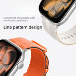 สายรัดนาฬิกาซิลิโคนลายเส้น สำหรับ Apple Watch 46 มม. / 49 มม. / 45 มม. / 44 มม., สำหรับ Apple Watch 42 มม. / 41 มม. / 40 มม. / 38 มม.