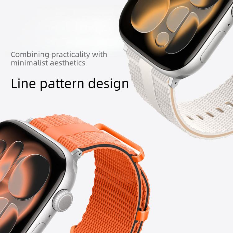สายรัดนาฬิกาซิลิโคนลายเส้น สำหรับ Apple Watch 46 มม. / 49 มม. / 45 มม. / 44 มม., สำหรับ Apple Watch 42 มม. / 41 มม. / 40 มม. / 38 มม.