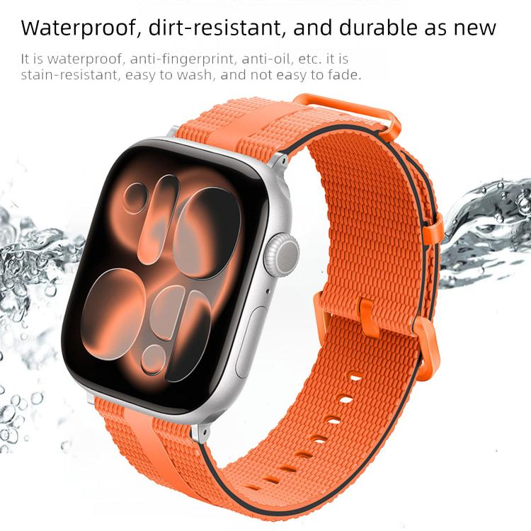 สายรัดนาฬิกาซิลิโคนลายเส้น สำหรับ Apple Watch 46 มม. / 49 มม. / 45 มม. / 44 มม., สำหรับ Apple Watch 42 มม. / 41 มม. / 40 มม. / 38 มม.