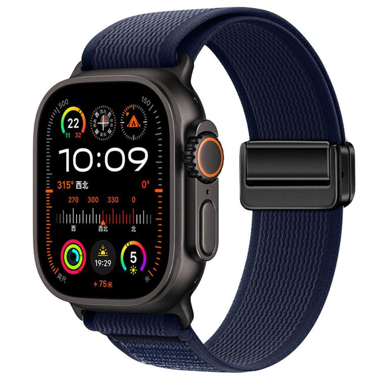 Magnetic Buckle Trail Loop Nylon Watch Band Watch Band, For Apple Watch 46mm / 49mm / 45mm / 44mm, For Apple Watch 42mm / 41mm / 40mm / 38mm