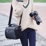 กระเป๋าสะพายไหล่กันน้ำแบบพกพาสำหรับกล้อง DSLR กลางแจ้งและกีฬา