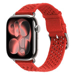 สายรัดนาฬิกาถักลายโปร่ง สำหรับ Apple Watch 46 มม. / 49 มม. / 45 มม. / 44 มม., สำหรับ Apple Watch 42 มม. / 41 มม. / 40 มม. / 38 มม.