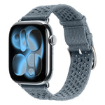 สายรัดนาฬิกาถักลายโปร่ง สำหรับ Apple Watch 46 มม. / 49 มม. / 45 มม. / 44 มม., สำหรับ Apple Watch 42 มม. / 41 มม. / 40 มม. / 38 มม.