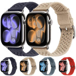 สายรัดนาฬิกาถักลายโปร่ง สำหรับ Apple Watch 46 มม. / 49 มม. / 45 มม. / 44 มม., สำหรับ Apple Watch 42 มม. / 41 มม. / 40 มม. / 38 มม.