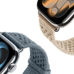 สายรัดนาฬิกาถักลายโปร่ง สำหรับ Apple Watch 46 มม. / 49 มม. / 45 มม. / 44 มม., สำหรับ Apple Watch 42 มม. / 41 มม. / 40 มม. / 38 มม.