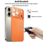 Instantly Transform Into 17 Pro Series Ultra-Thin Frosted PET Back Cover, For iPhone 16 Pro Max, For iPhone 15 Pro Max, For iPhone 14 Pro Max, For iPhone 13 Pro Max