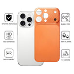 เปลี่ยนเป็นฝาหลัง PET แบบ Frosted บางพิเศษซีรีส์ 17 Pro ทันที สำหรับ iPhone 16 Pro, iPhone 15 Pro, iPhone 14 Pro, iPhone 13 Pro