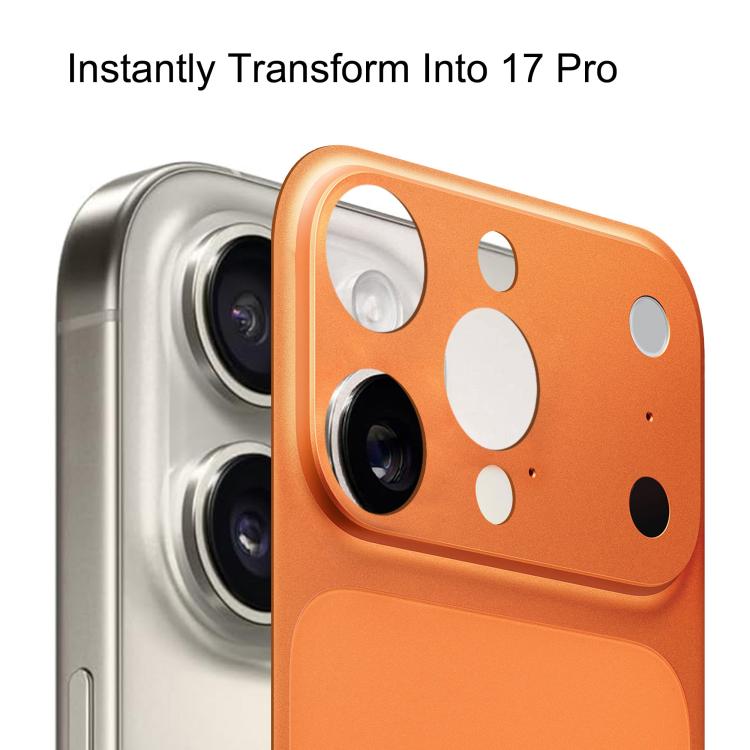 เปลี่ยนเป็นฝาหลัง PET แบบ Frosted บางพิเศษซีรีส์ 17 Pro ทันที สำหรับ iPhone 16 Pro, iPhone 15 Pro, iPhone 14 Pro, iPhone 13 Pro