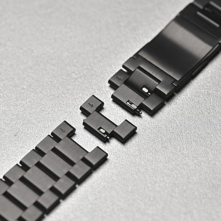 สายรัดข้อมือโลหะผสมไทเทเนียมแบบเม็ดสามเม็ดพร้อมตัวล็อกแม่เหล็ก สำหรับ Apple Watch 46mm / 49mm / 45mm / 44mm, สำหรับ Apple Watch 42mm / 41mm / 40mm / 38mm