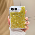 Glitter Sequins Epoxy TPU Phone Case, For iPhone Duo