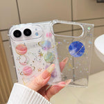 Cosmic Star Glitter Epoxy TPU Phone Case, For iPhone Duo