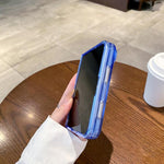 Foldable Transparent Holder Magnetic Phone Case, For iPhone Duo