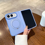 Roujing Foldable Hinge Magnetic Holder Phone Case, For iPhone Duo