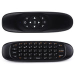 C120 คีย์บอร์ดมินิไร้สาย 2.4G พร้อมเมาส์รีโมทและเซ็นเซอร์ไจโร 3 แกน & เซ็นเซอร์แรงโน้มถ่วง 3 แกน สำหรับ PC / HTPC / IPTV / สมาร์ททีวี และ Android TV Box เป็นต้น