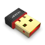 อะแดปเตอร์เครือข่าย USB แบบไร้ไดรเวอร์ EDUP EP-N8566 ความเร็ว 150Mbps 802.11N, EP-N8566