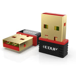อะแดปเตอร์เครือข่าย USB แบบไร้ไดรเวอร์ EDUP EP-N8566 ความเร็ว 150Mbps 802.11N, EP-N8566
