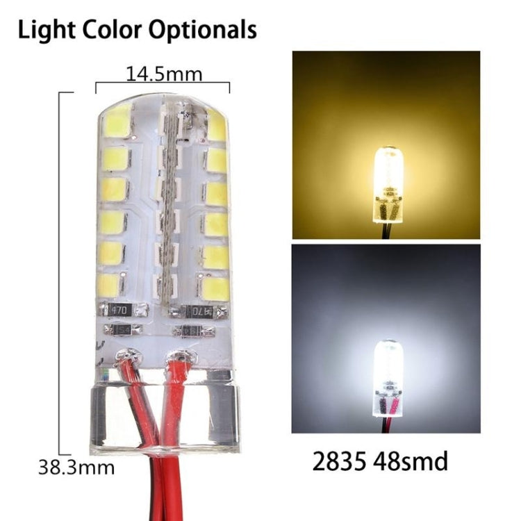 ไฟตกปลาเรือ 48 LEDs ดึงดูดปลา ไฟใต้น้ำกลางคืน แสงวอร์มไวท์ แสงคูลไวท์