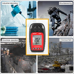 เครื่องตรวจจับออกซิเจน WINTACT WT8821 เซ็นเซอร์ก๊าซออกซิเจนอิสระ แจ้งเตือนความไวสูงสำหรับการเป็นพิษ, WT8821